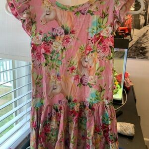Enchanting Pink Unicorn Dress for Kids